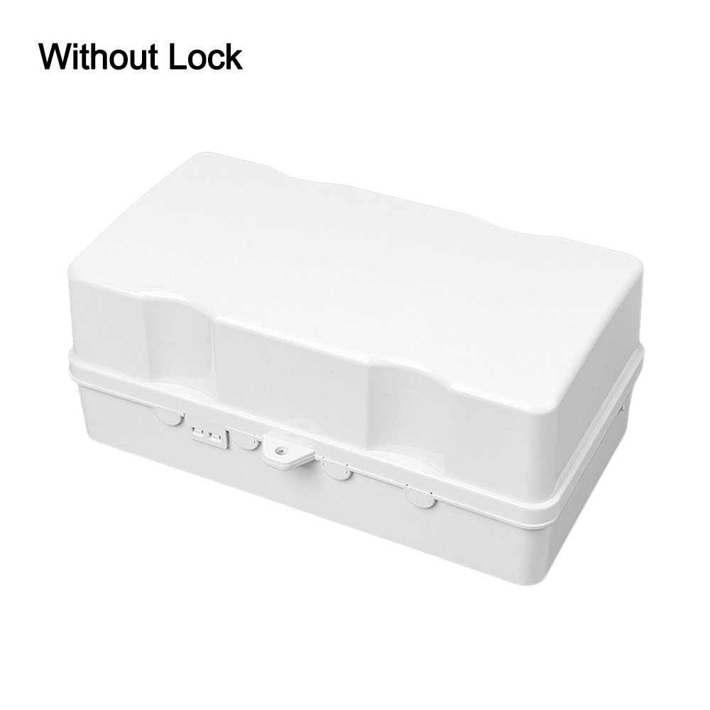 Outdoor Power Strip Weatherproof - Portable Plastic Plug Box Anti-theft Weatherproof