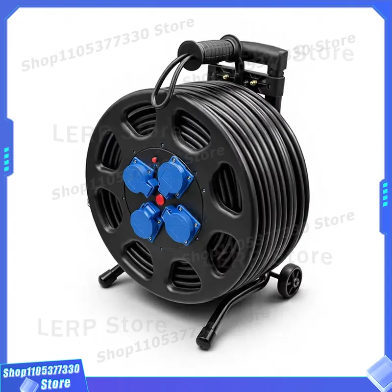 Quality Outdoor Power - 50m Heavy Duty Extension Lead 16A