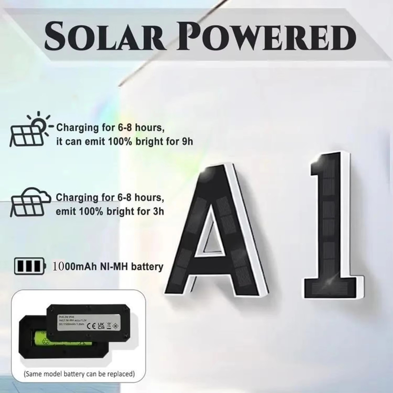 12CM Solar-Powered Outdoor Hou - Outdoor Power Number 评论和价格