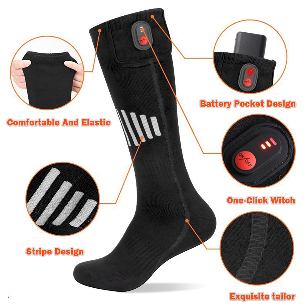 Winter Heated Socks With Batte - Outdoor Power Box 评论和价格