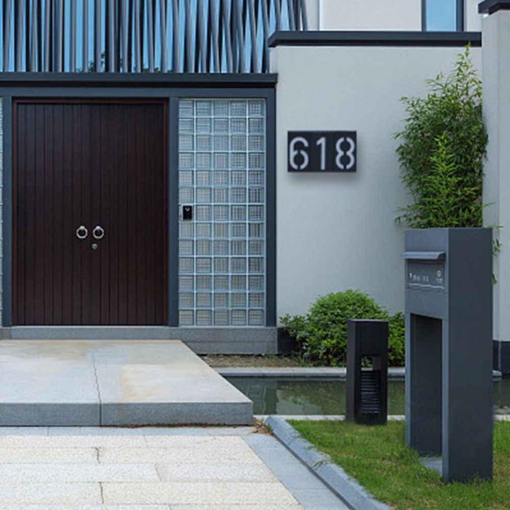 Easy Install Solar LED House N - Outdoor Power Number 评论和价格