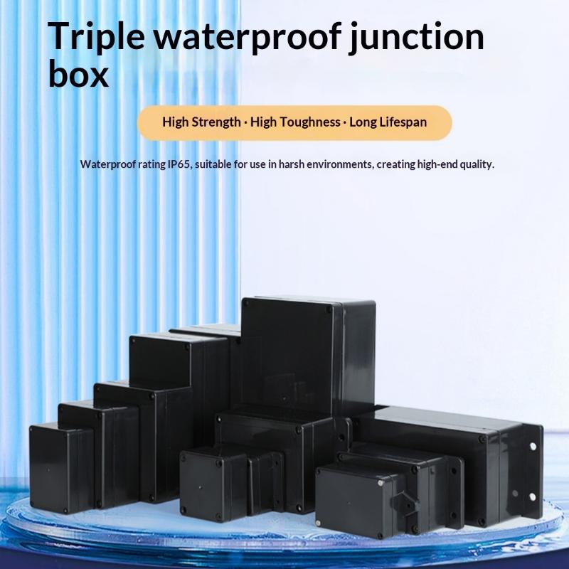 New 1/3Pcs Plastic Electronic  - Outdoor Power Junction Box 评论和价格