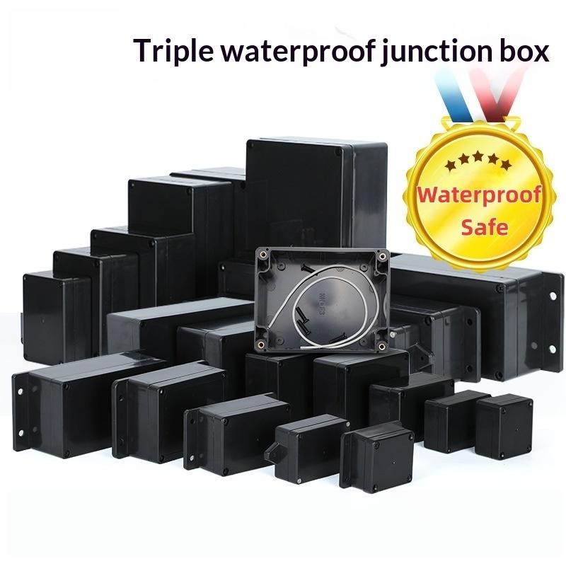 New 1/3Pcs Plastic Electronic  - Outdoor Power Junction Box 评论和价格