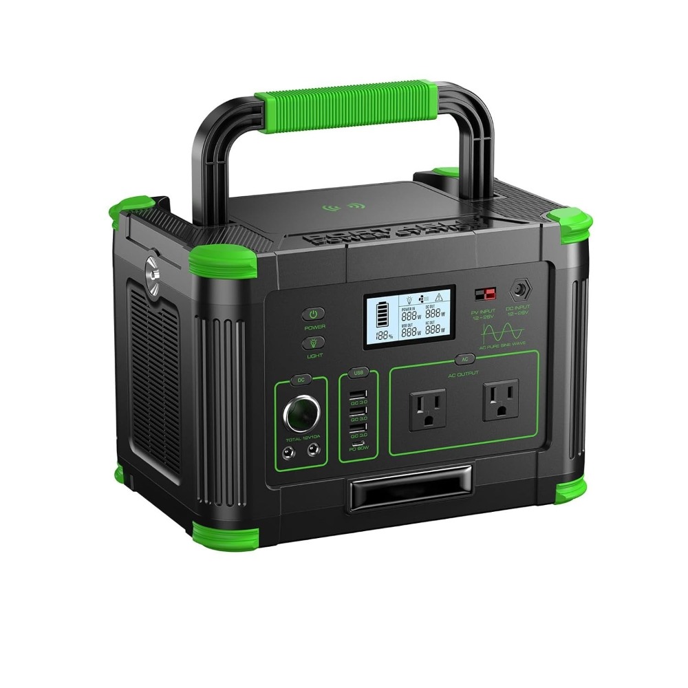 519.48Wh LiFePO4 Portable Powe - Ac Outdoor Power 评论和价格