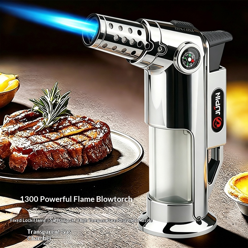 Butane Torch Lighter Windproof - Outdoor Kitchen Power Burner 评论和价格