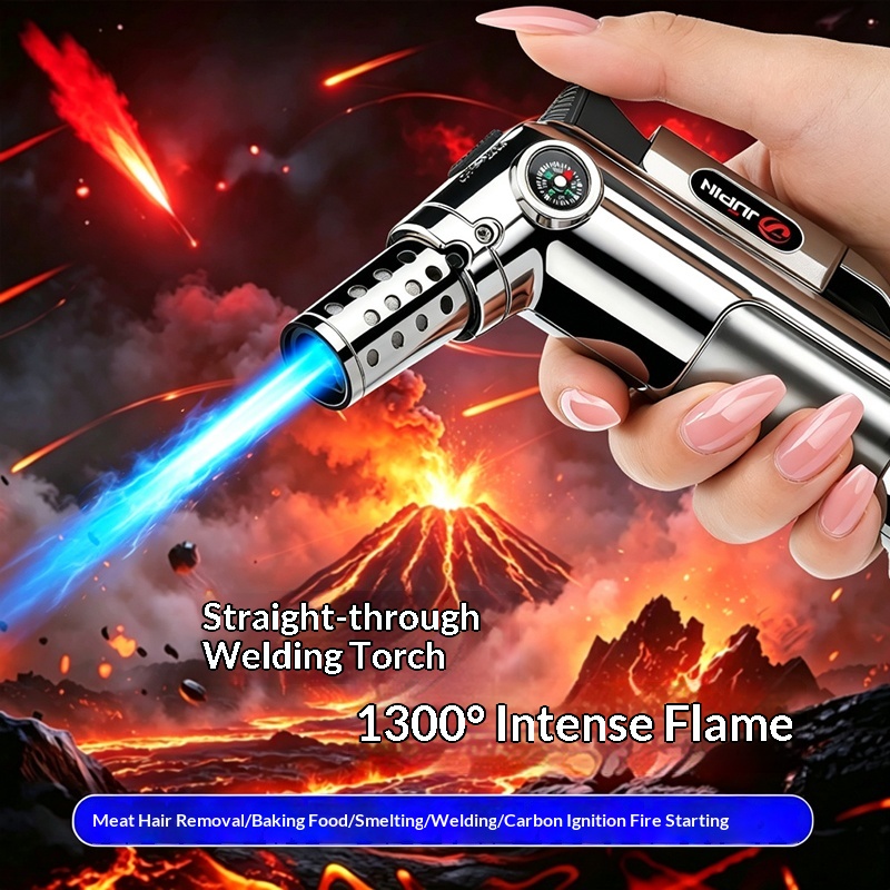 Butane Torch Lighter Windproof - Outdoor Kitchen Power Burner 评论和价格