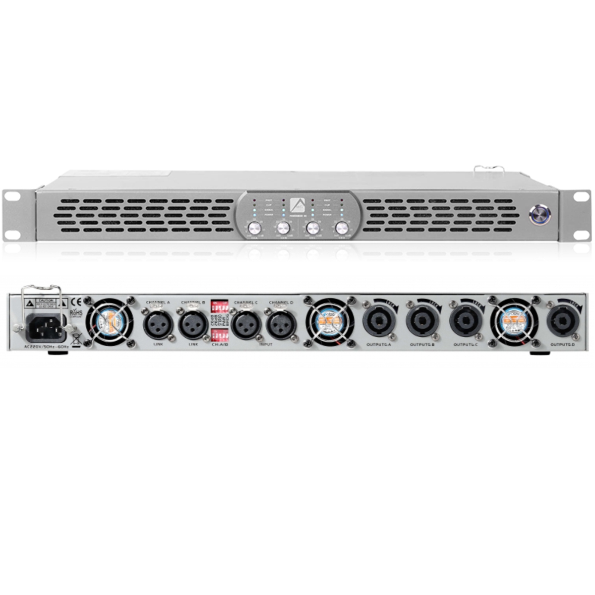 1U Digital Power Amplifier 4Ch - Outdoor Power Amplifier 评论和价格