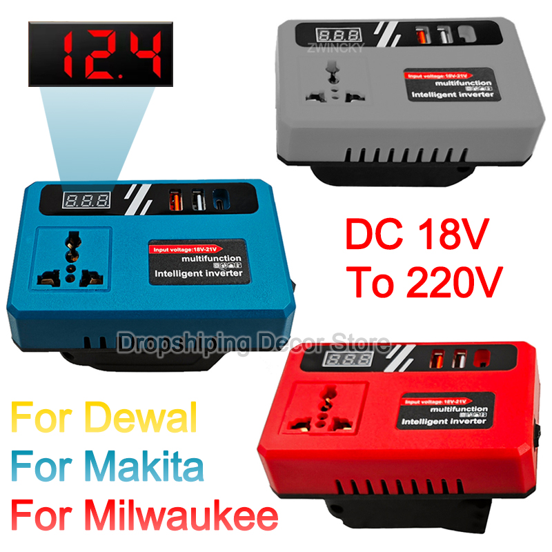 Power Inverter DC 18V To 220V  - Outdoor Power Inverter 评论和价格