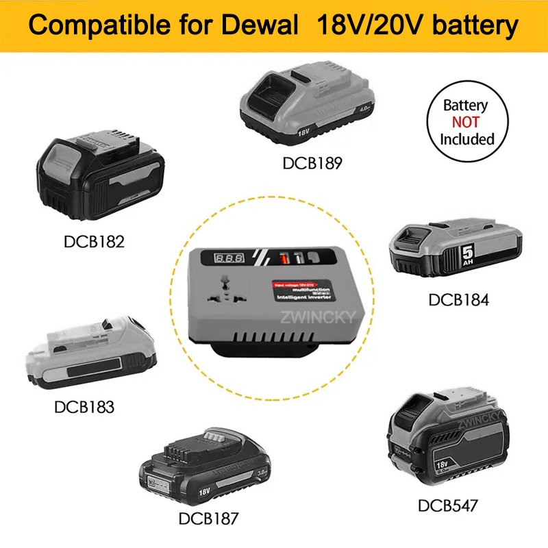 Power Inverter DC 18V To 220V  - Outdoor Power Inverter 评论和价格