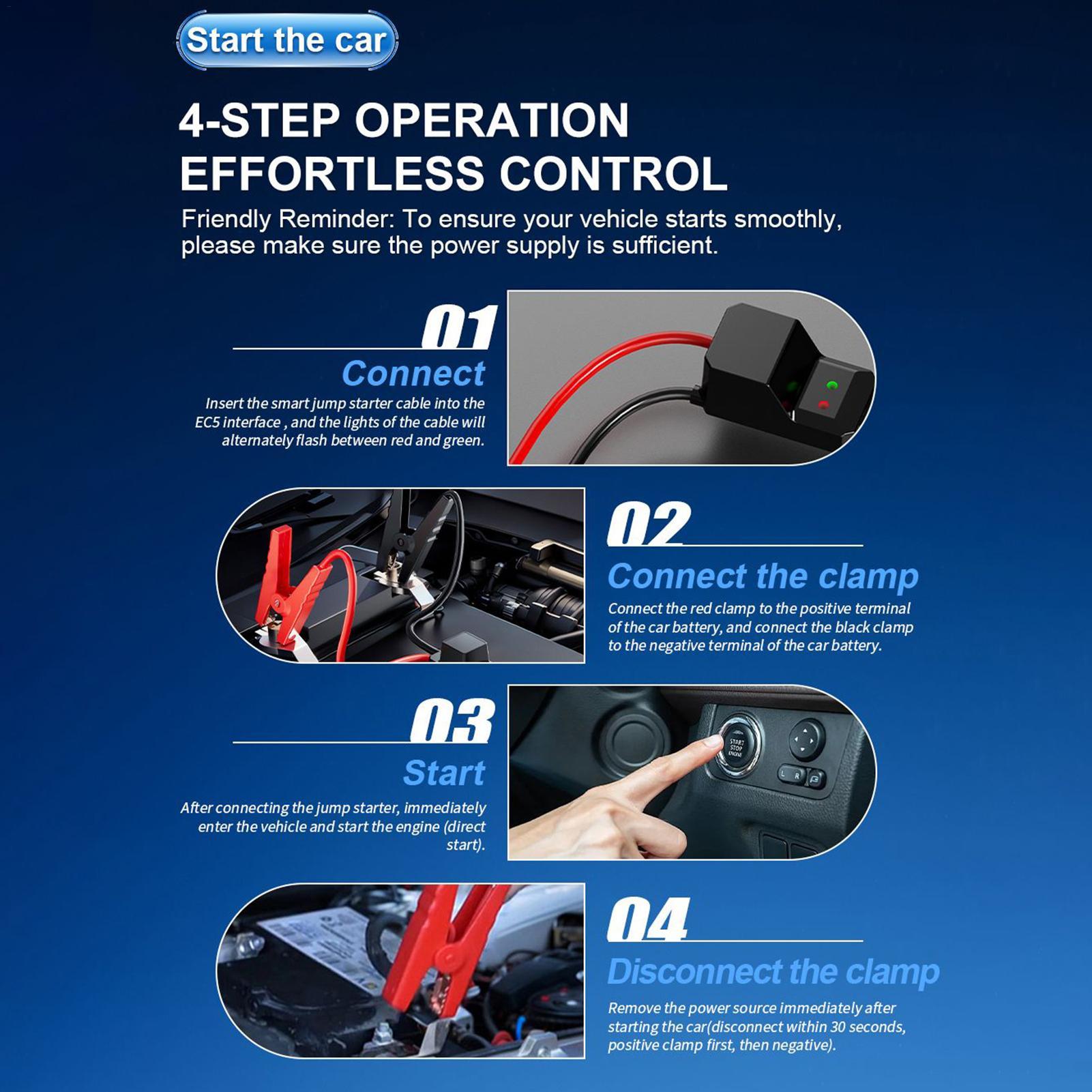 Car Battery Jump Starter 12V 4 - Outdoor Power Supply 12V 评论和价格