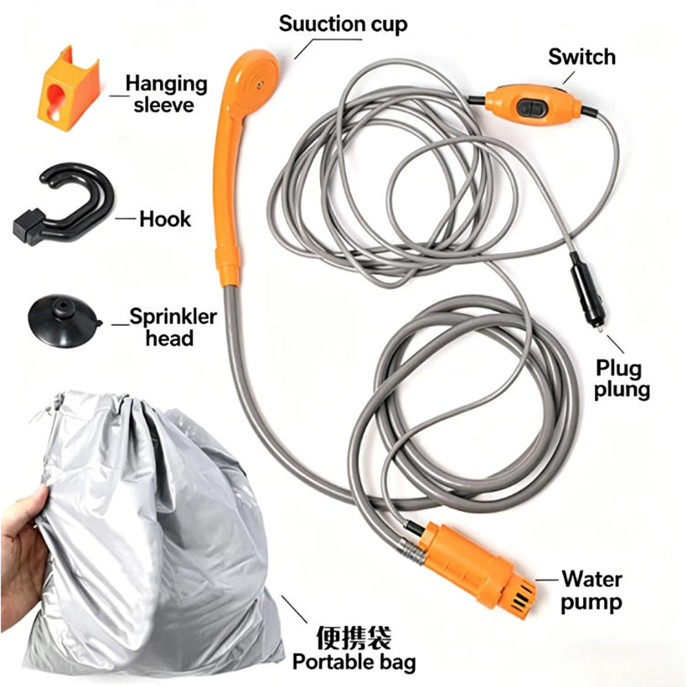Portable 12V 24V Car Shower Ou - Outdoor Power Washer 评论和价格