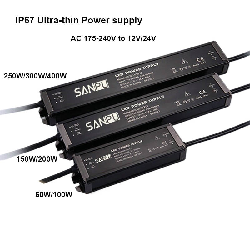 Ultra-Thin IP67 Waterproof Pow - Outdoor Power Supply 12V 评论和价格