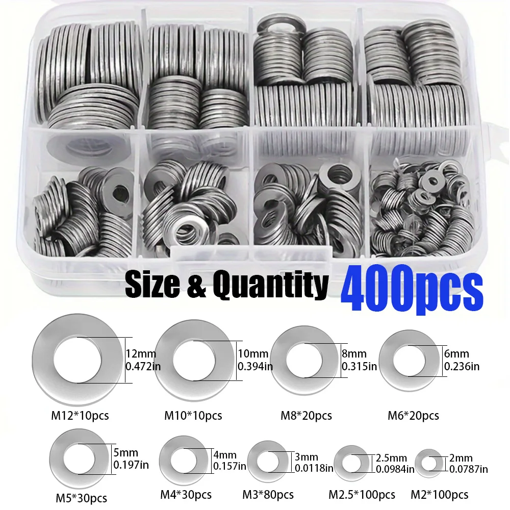 400-Piece Stainless Steel Flat - Outdoor Power Washer 评论和价格