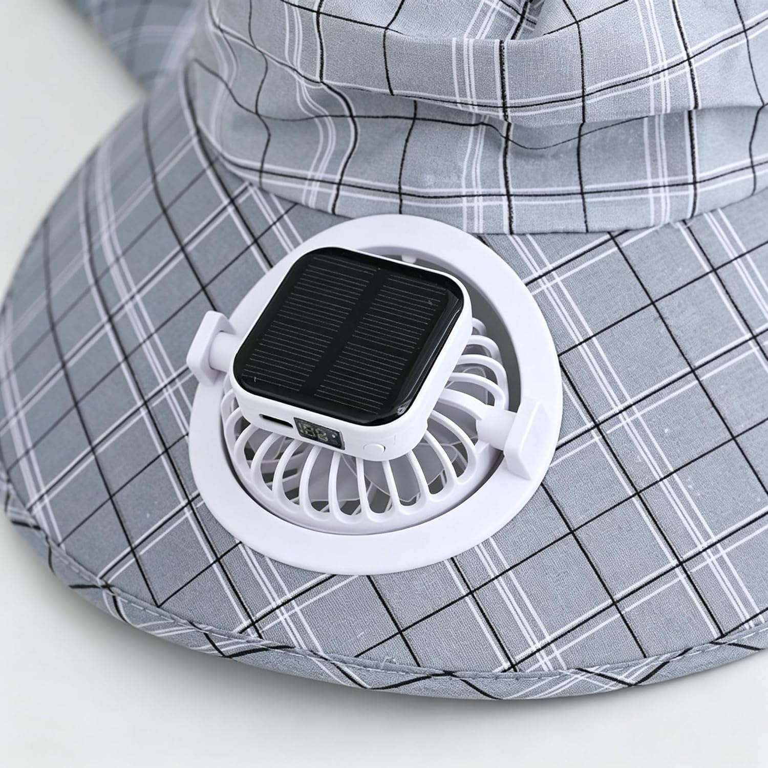 1PC Solar Power Neck Guard Fan - Outdoor Power Fan 评论和价格