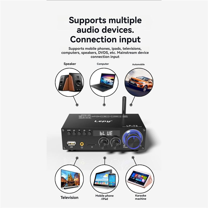 Lepy LP-T2 Hifi Audio Amplifie - Outdoor Power Amplifier 评论和价格