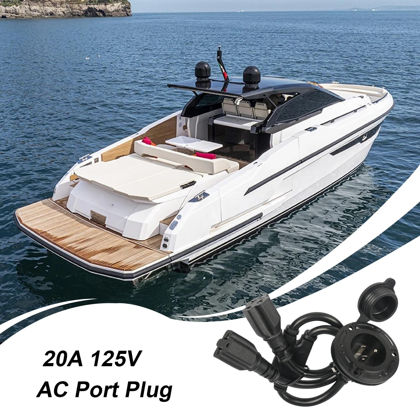 US Standard 125V RV Power Inle - Outdoor Power Outlet Install 评论和价格