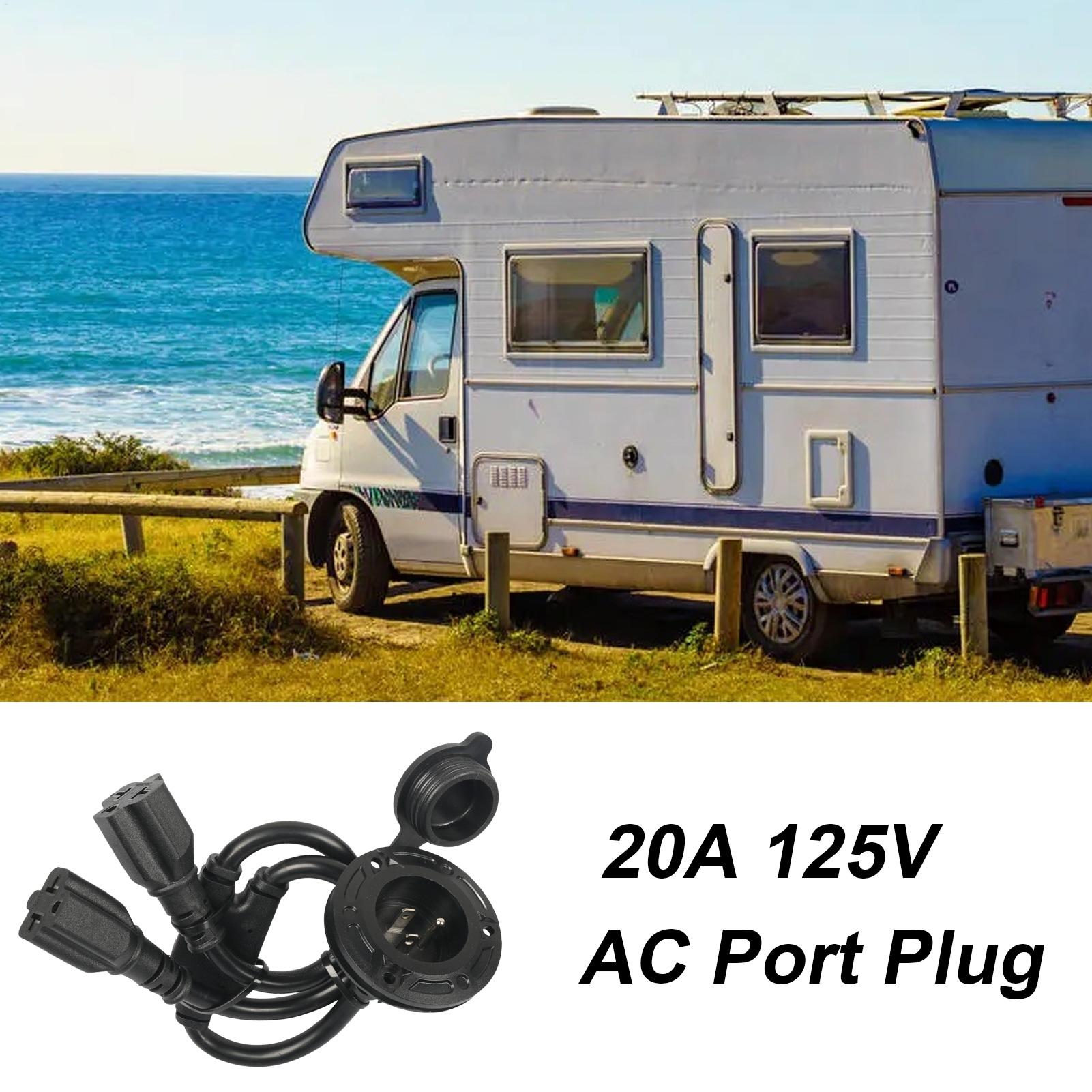 US Standard 125V RV Power Inle - Outdoor Power Outlet Install 评论和价格