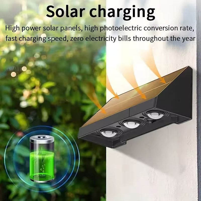 Solar Wall Lamp Outdoor Waterp - Outdoor Power Number 评论和价格