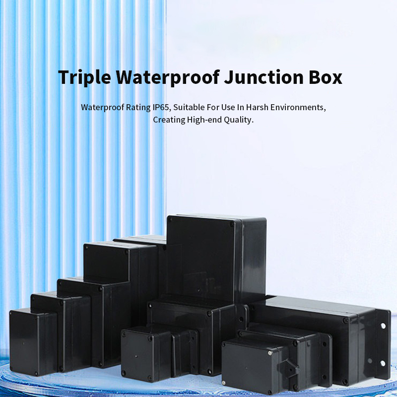 Type F Black Waterproof Juncti - Outdoor Power Junction Box 评论和价格