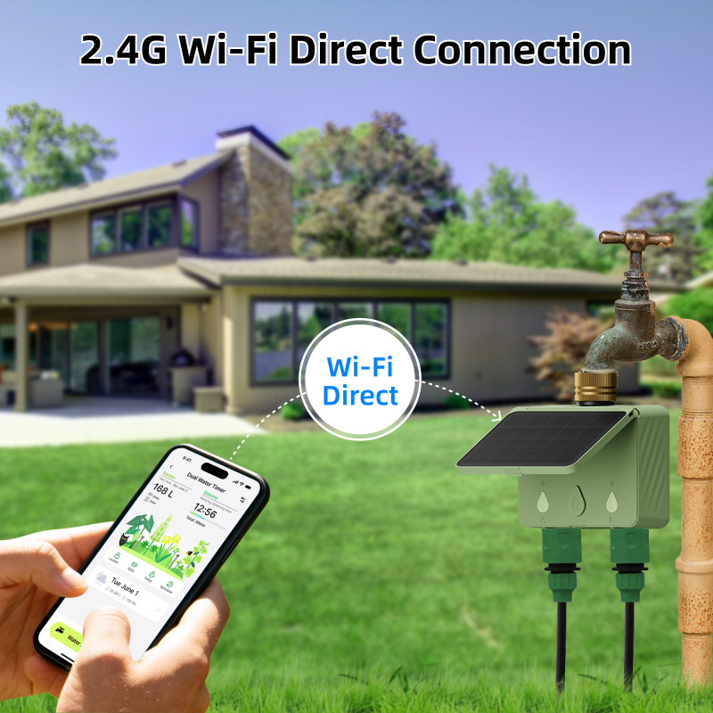 WiFi 2-Zone Automatic Sprinkle - Power Zone Outdoor Timer 评论和价格