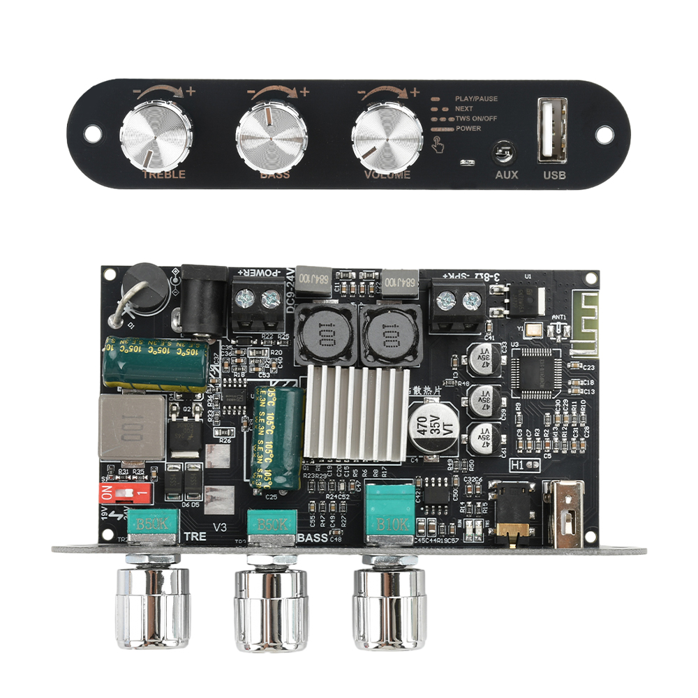 100W Mono Bluetooth 5.3 Amplif - Outdoor Power Supply 12V 评论和价格