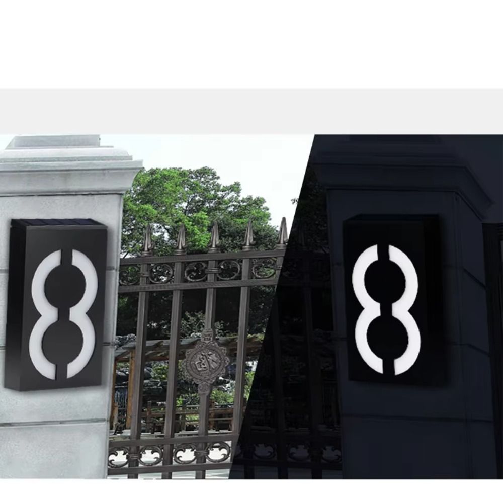 Easy Install Solar LED House N - Outdoor Power Number 评论和价格