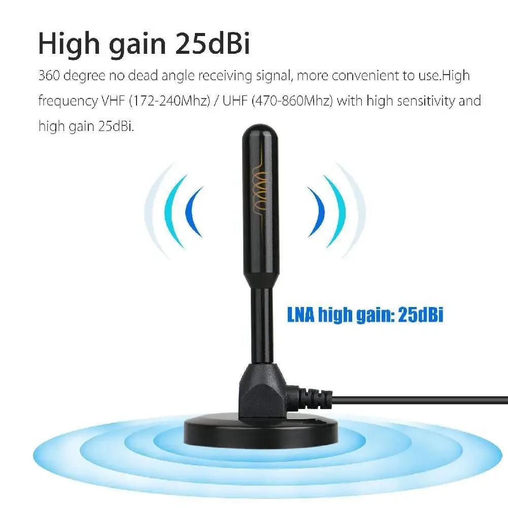 Portable HD Digital TV Antenna - Outdoor Power Amplifier 评论和价格