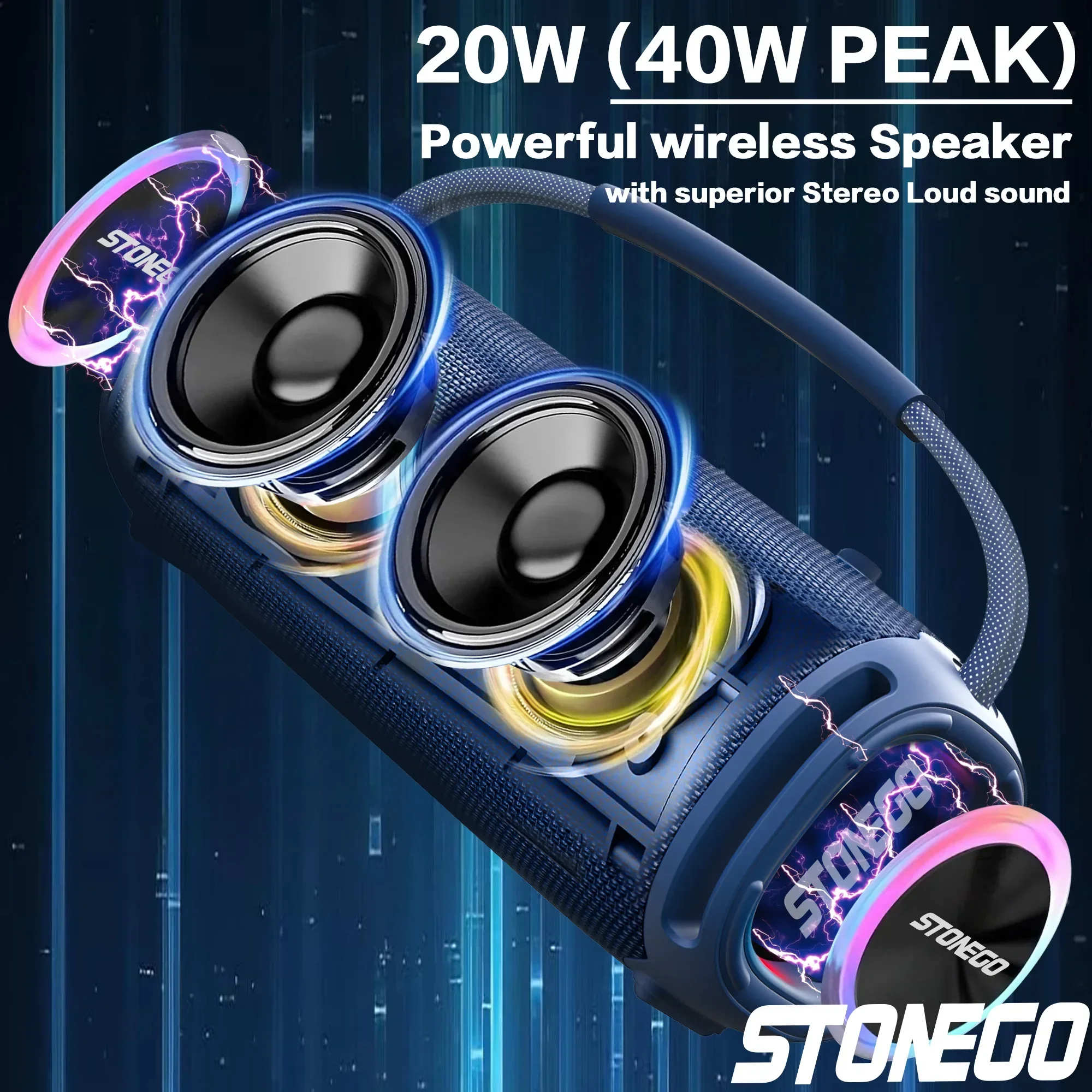 Portable Bluetooth 5.3 Wireles - Quality Outdoor Power 评论和价格