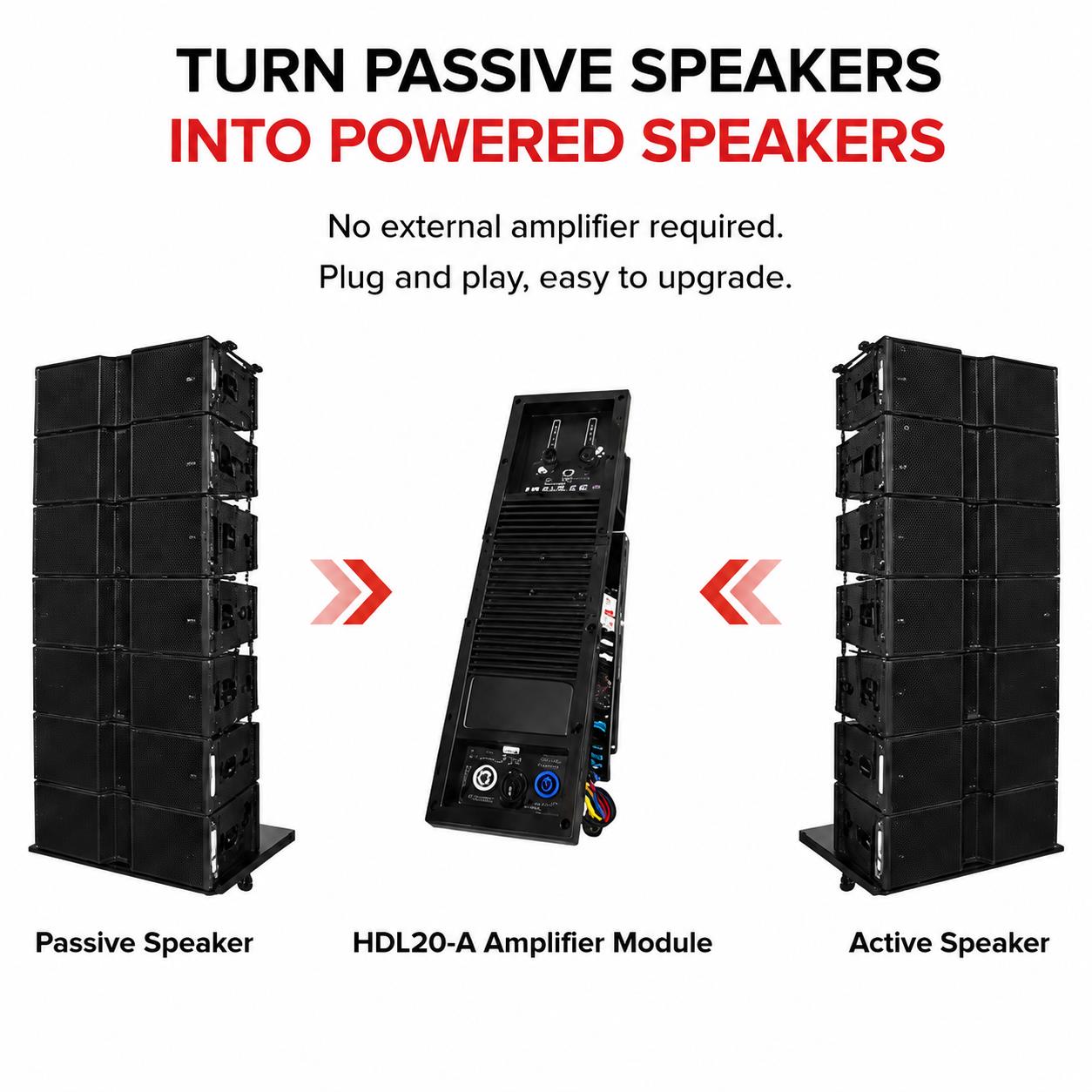 Gooermi  HDL20-A DSP Class D P - Outdoor Power Amplifier 评论和价格