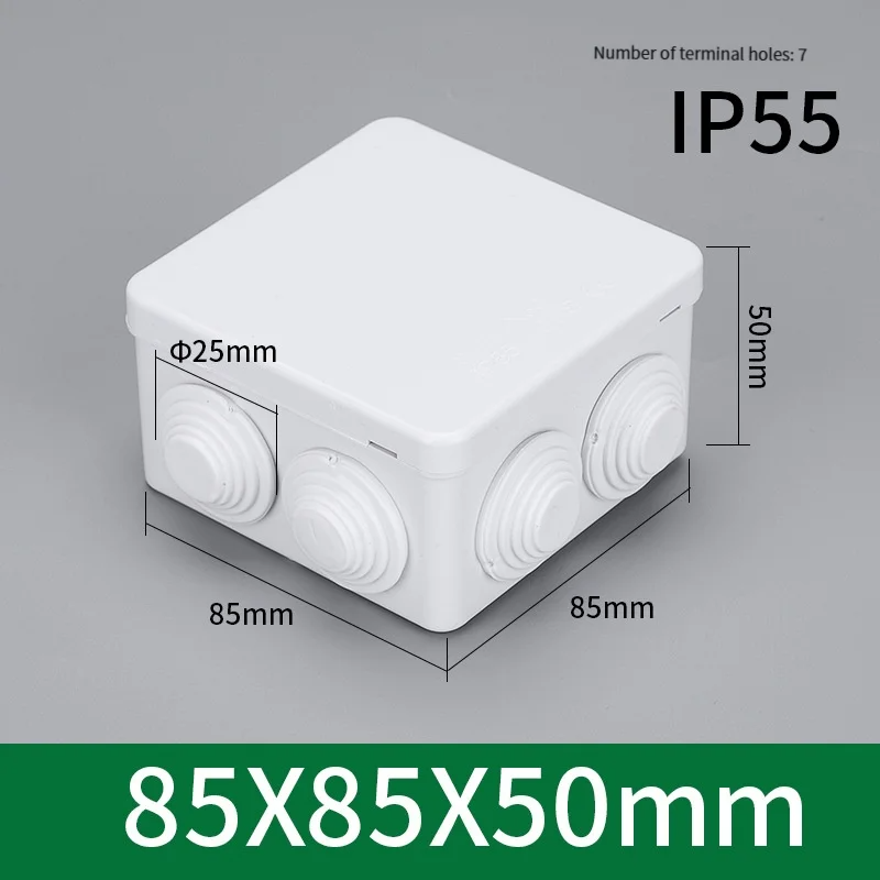 85 * 85 * 50 Outdoor Ip55 Plas - Outdoor Power Junction Box 评论和价格