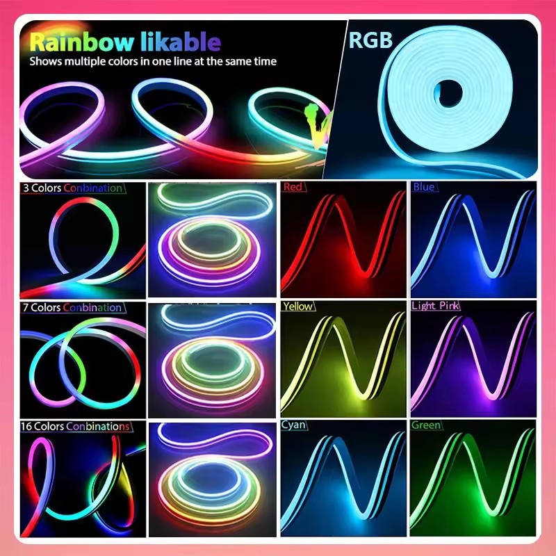 24V Addressable Neon Led Ribbo - Outdoor Power Strip Weatherproof 评论和价格
