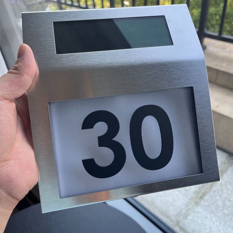 Custom Stainless Steel Light G - Outdoor Power Number 评论和价格
