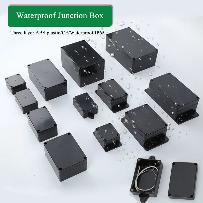 ABS Plastic Black Triple Water - Outdoor Power Junction Box 评论和价格