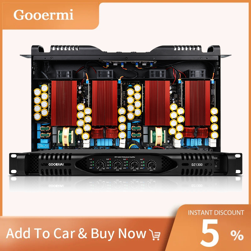 Gooermi DE2300 1U 4-Channel Di - Outdoor Power Amplifier 评论和价格