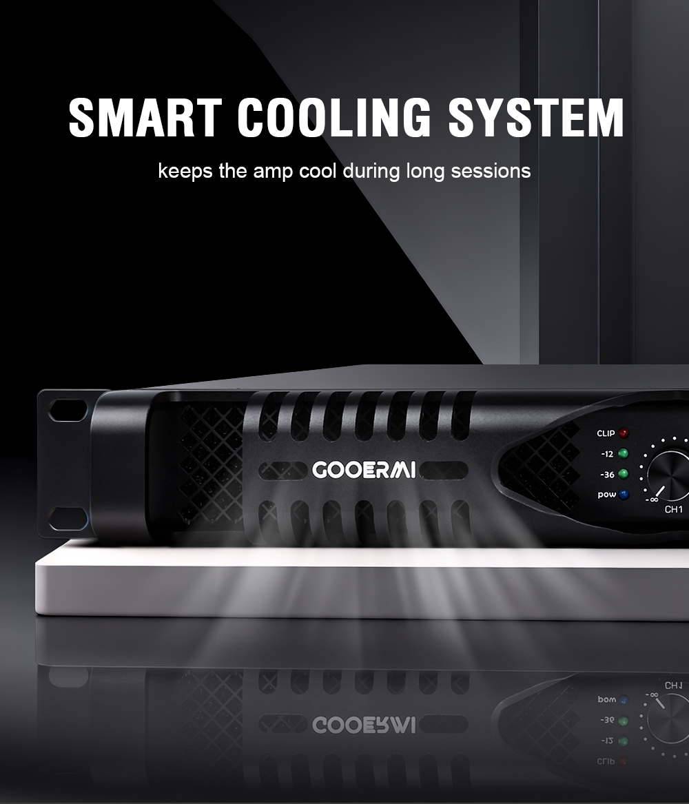 Gooermi DE2300 1U 4-Channel Di - Outdoor Power Amplifier 评论和价格