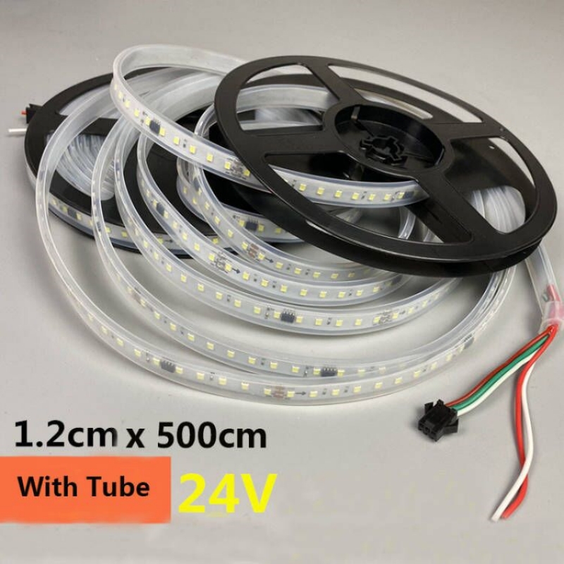 16.5FT 5M 24V Flow LED Strip T - Outdoor Power Strip Weatherproof 评论和价格