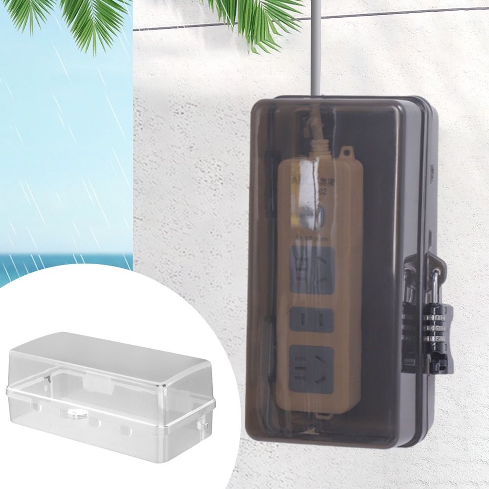 Portable Plastic Plug Box Anti - Outdoor Power Strip Weatherproof 评论和价格