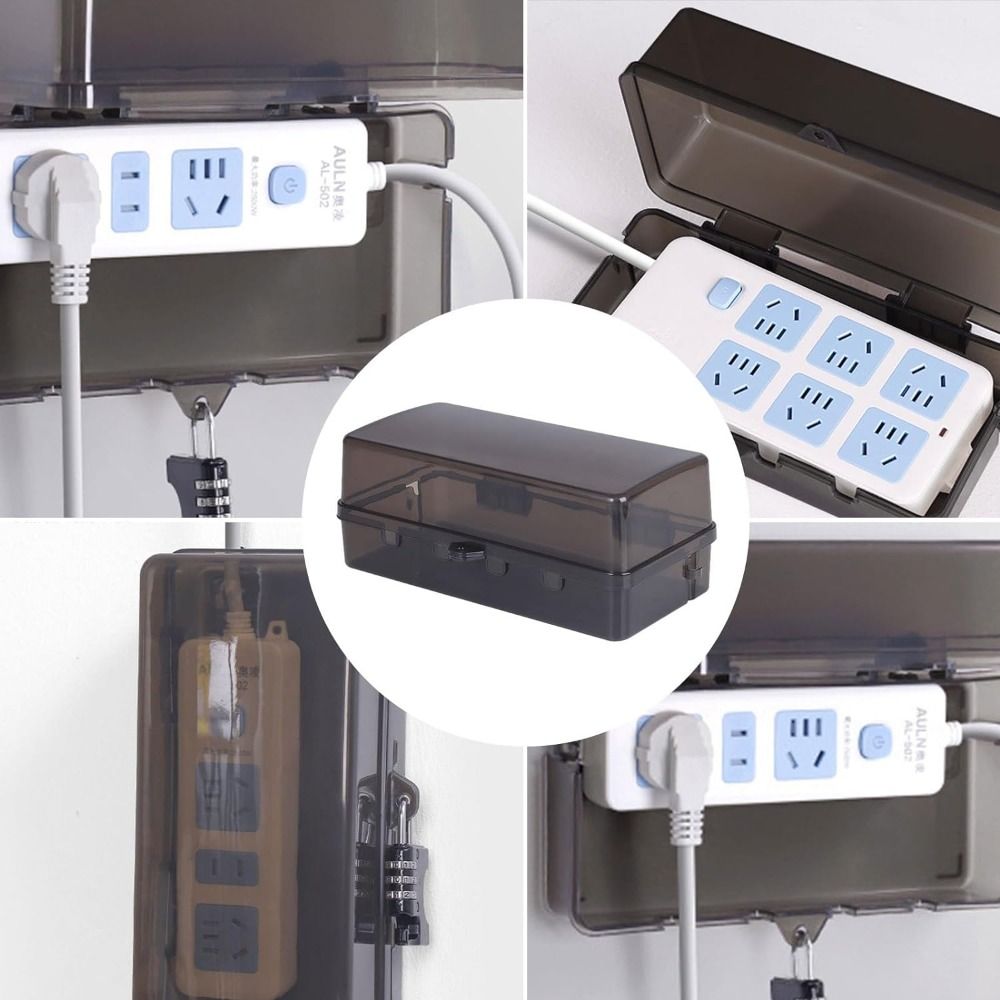 Portable Plastic Plug Box Anti - Outdoor Power Strip Weatherproof 评论和价格