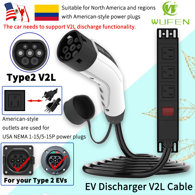 WUFEN Portable Type 2 V2L Cabl - Ac Outdoor Power 评论和价格