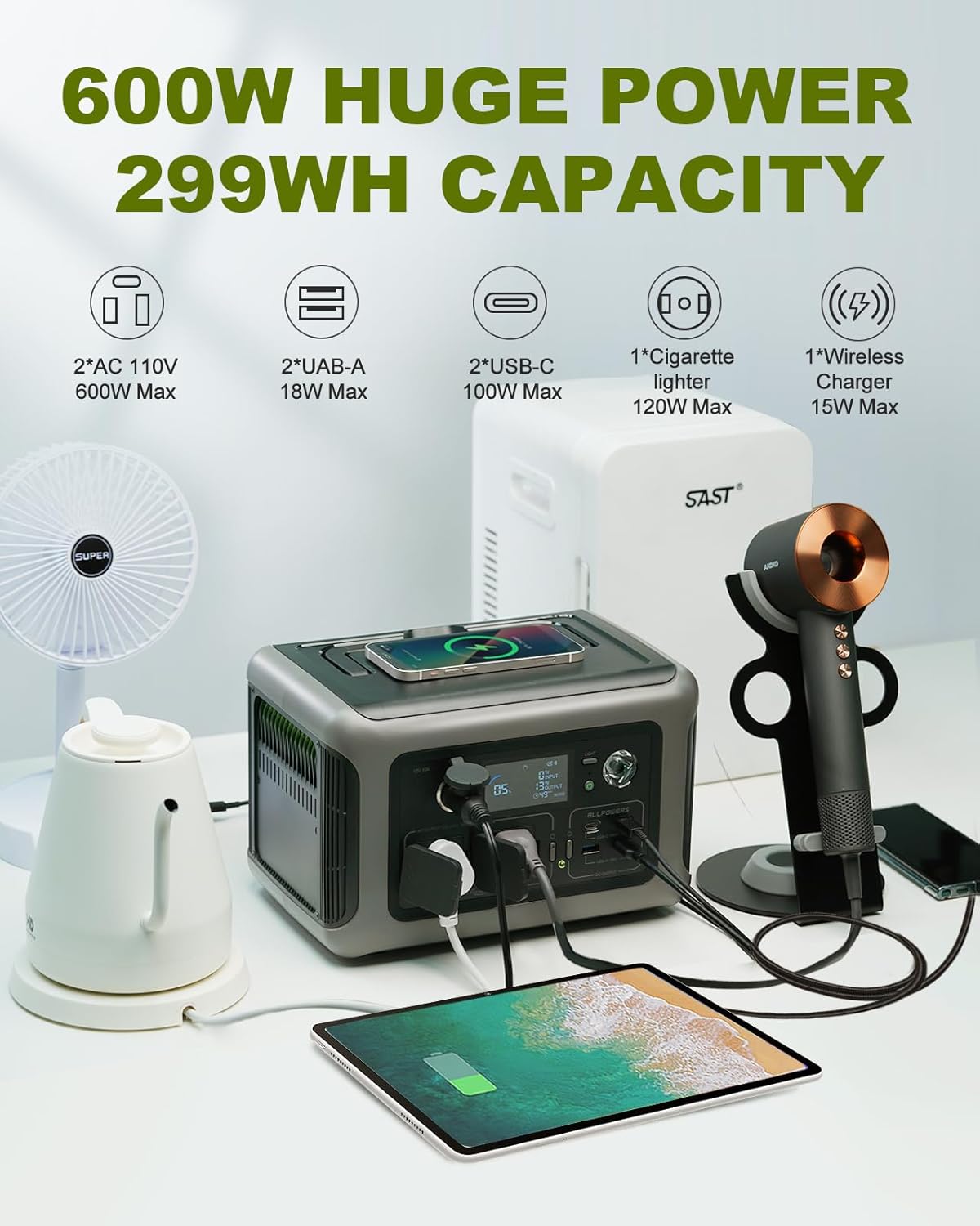 ALLPOWERS Portable Power Stati - Ac Outdoor Power 评论和价格