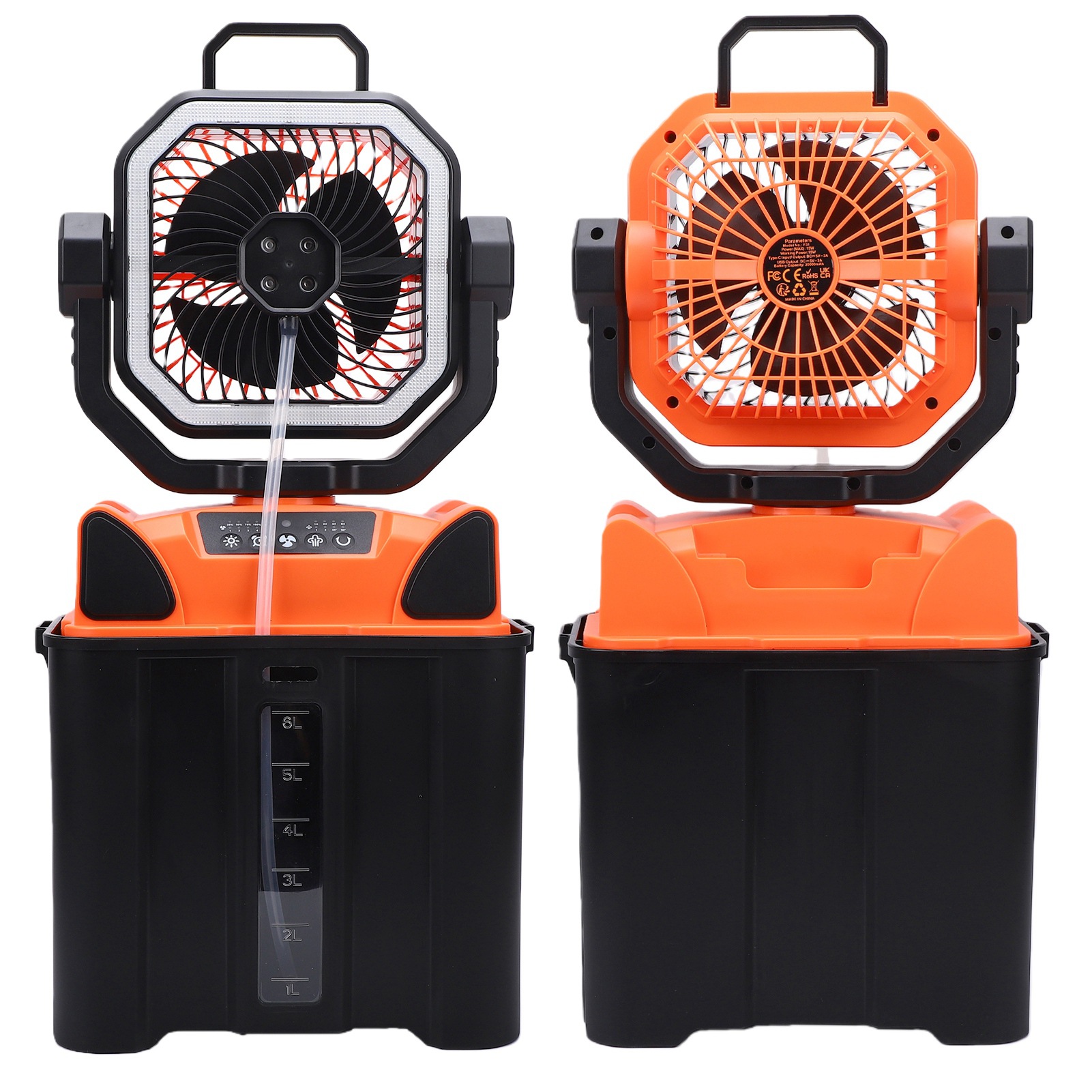Rechargeable Camping Fan with  - Outdoor Power Fan 评论和价格