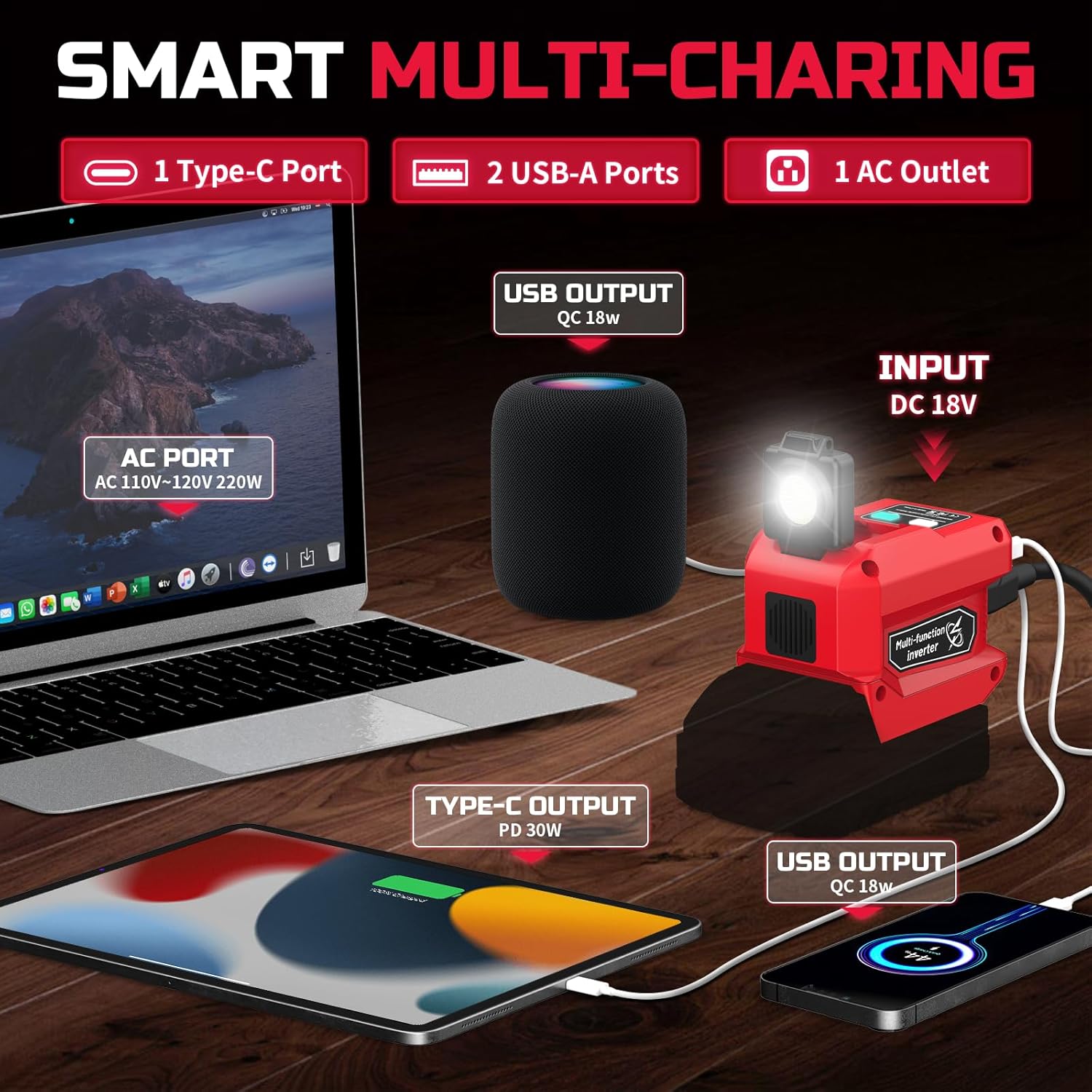 Kzreect 220W Power Inverter Co - Outdoor Power Inverter 评论和价格