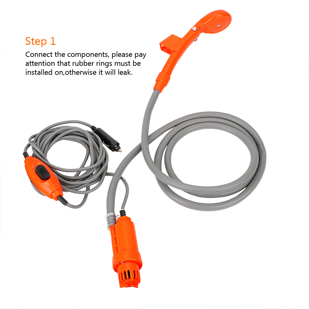 12V RV Caravan Shower With Pip - Outdoor Power Washer 评论和价格